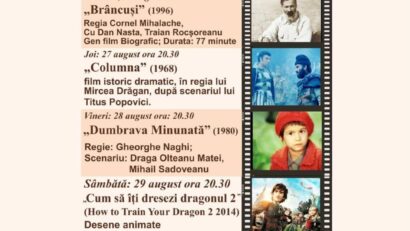 Festivalul de Film „Banatul Montan” ajunge la ediția a X-a. Proiecții în aer liber, la Caransebeș