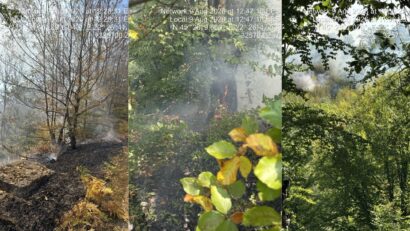 Incendiu de vegetație la Măru, în Caraș-Severin. Aproximativ 15 hectare au fost afectate