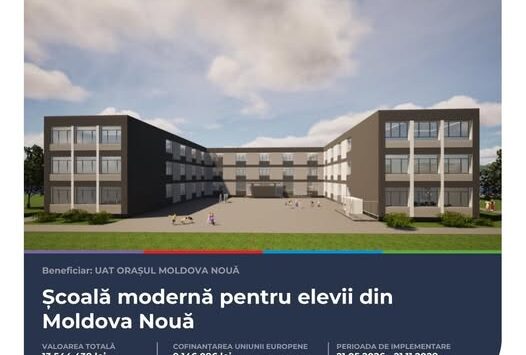 Liceul Tehnologic „Clisura Dunării” din Moldova Nouă va fi modernizat cu fonduri europene