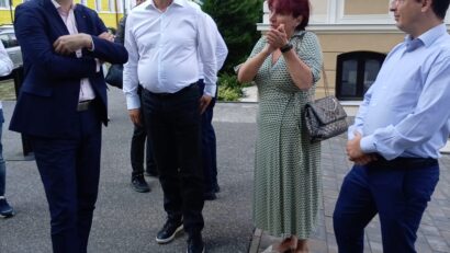 Ministrul Economiei, Irineu Darău, în vizită la Băile Herculane