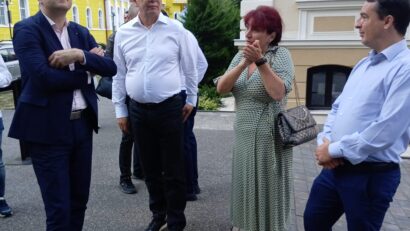Ministrul Economiei, Irineu Darău, în vizită la Băile Herculane