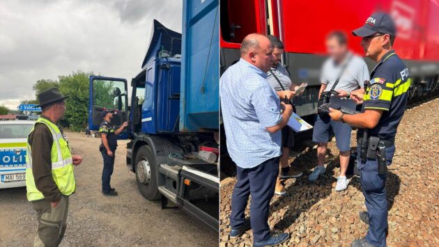 Transporturile rutiere şi feroviare de mărfuri, în vizorul poliţiştilor