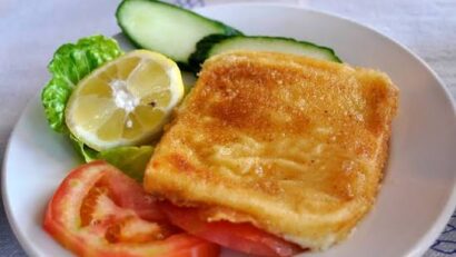 Saganaki cu brânză Feta – aperitiv grecesc simplu și rapid