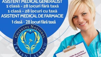 Înscrieri la Școala Postliceală Sanitară din Reșița. Sunt disponibile 84 de locuri