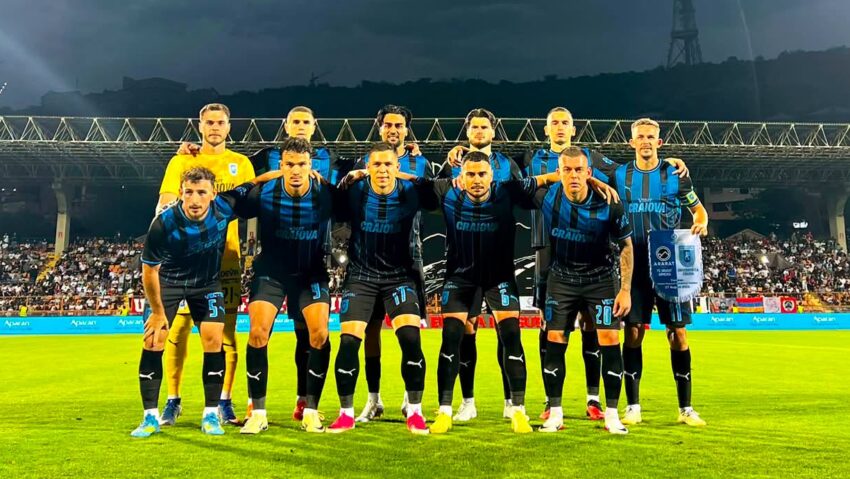 Universitatea Craiova, învinsă într-un final dramatic la Erevan. Oltenii vor juca în Conference League