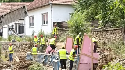 Investiția de pe Bega Superioară a ajuns la 88%. Peste 1.800 de locuitori vor fi mai bine protejați împotriva inundațiilor