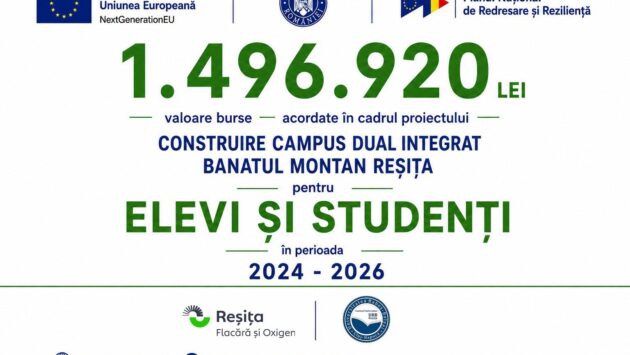 Aproape 1,5 milioane de lei pentru bursele elevilor și studenților din învățământul dual la Reșița
