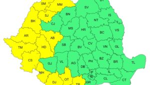 Cod galben de caniculă în mai multe regiuni