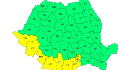 Cod galben de caniculă în Caraș-Severin și Timiș. Temperaturile ajung la 37 de grade