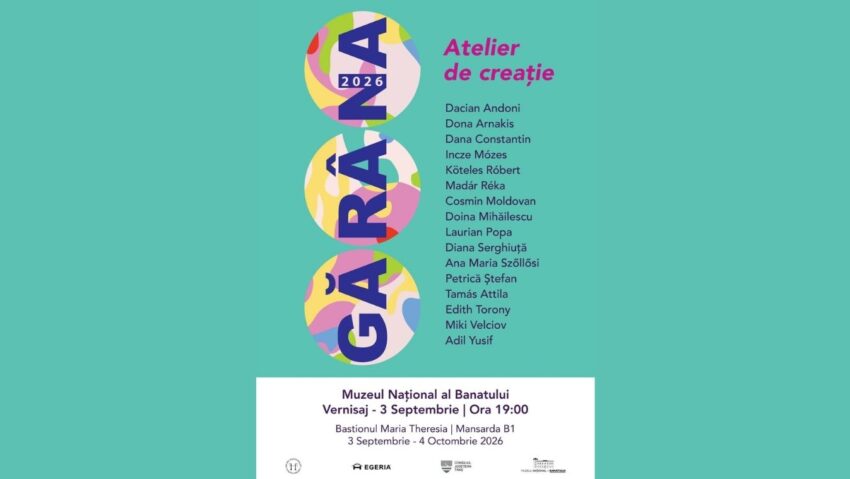 Expoziția „Gărâna 2026 – Atelier de creație”, la Muzeul Național al Banatului. 50 de lucrări semnate de 16 artiști
