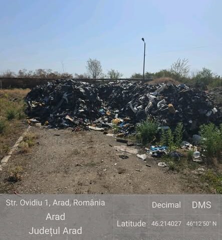 Amendă de 70.000 de lei pentru depozitări ilegale de deșeuri la fostul CET Arad