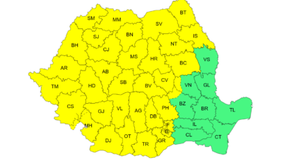 ANM anunță vijelii și ploi torențiale în mai multe regiuni ale țării. Banatul, printre zonele vizate