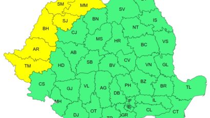 Cod galben de caniculă în șase județe: temperaturile ajung la 35 de grade