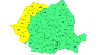 Caniculă în vestul țării. Cod galben în Caraș-Severin, Timiș şi Arad. Temperaturile ajung la 38 de grade