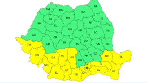 Cod galben de caniculă în Banat și alte regiuni. Temperaturile ajung la 37 de grade