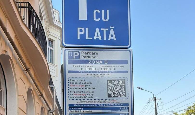 Lugoj implementează sistemul de parcare publică cu plată. Proiectul Smart Parking, finanțat prin PNRR, a fost recepționat