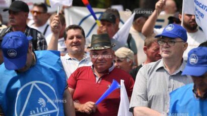 Proteste în fața Ministerului Muncii pentru creșterea salariului minim de la 1 ianuarie 2027