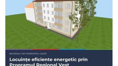 Două blocuri din Lugoj vor fi reabilitate energetic printr-o investiție de 7,4 milioane de lei