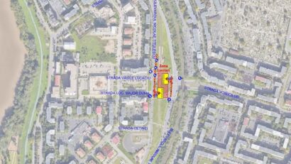 Restricții de trafic în Arad: circulația se închide timp de o lună în sensul giratoriu de pe Bulevardul Nicolae Titulescu
