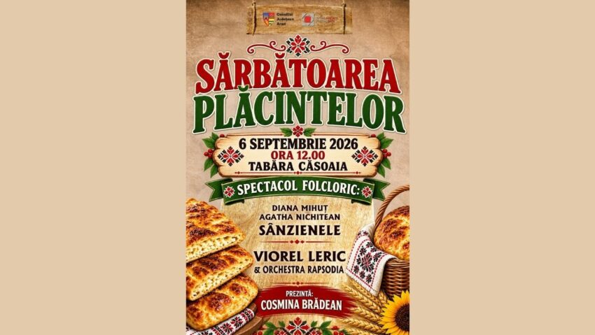 Sărbătoarea Plăcintelor 2026, la Căsoaia