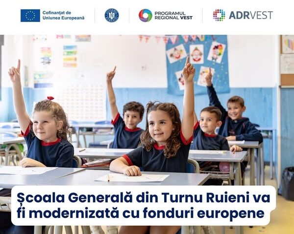 Școala din Turnu Ruieni va fi modernizată cu fonduri europene