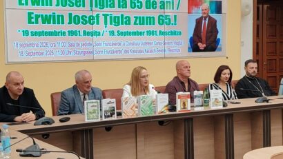 Erwin Josef Țigla, aniversat la 65 de ani la Reșița. Două volume dedicate activității sale culturale