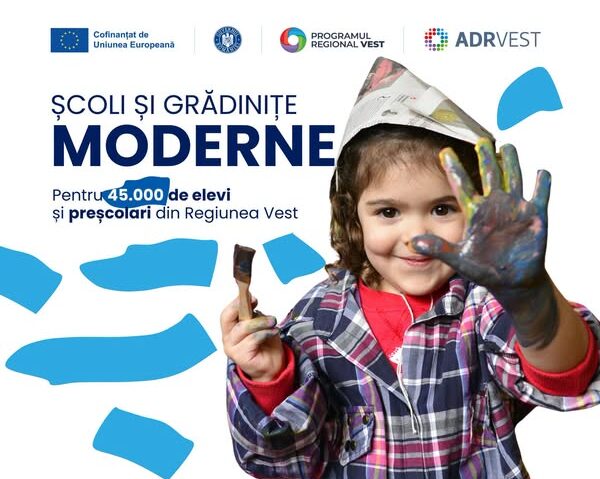 Investiții în educație prin ADR Vest: 19 unități de învățământ din Caraș-Severin vor fi modernizate