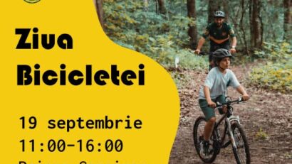 Ziua Bicicletei la Reșița: ateliere pentru copii în Poiana Caraiman, pe 19 septembrie
