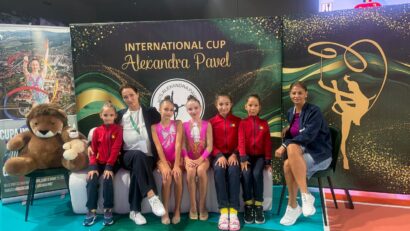 Gimnastică ritmică: sportivele Reşiţei, pe podium la concursul internaţional de la Blaj