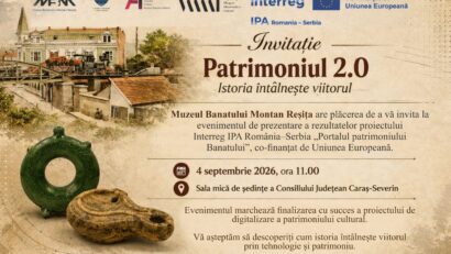 Patrimoniul Banatului intră în era digitală. Conferință de închidere a proiectului „Portalul patrimoniului Banatului”, la Reșița