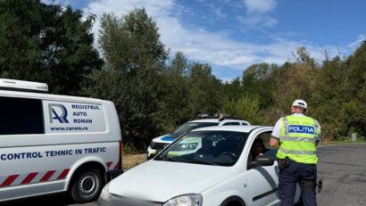 Acțiune rutieră de tip „Releu” pe DN 6, în Caraș-Severin. Peste 40 de sancțiuni și 6 permise reținute