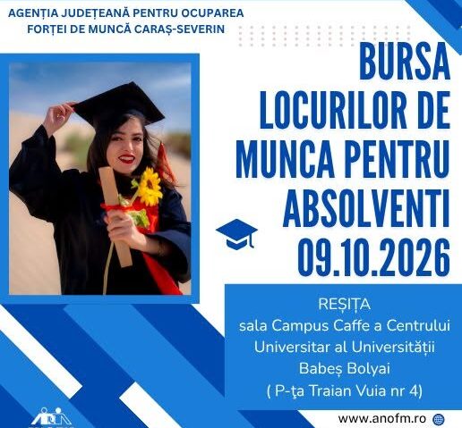 Bursa locurilor de muncă pentru absolvenți, la Reșița