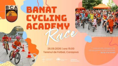 Banat Cycling Academy Race la Carașova, pe 26 septembrie. Competiție de ciclism pentru copii