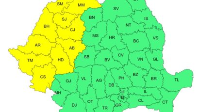 Cod galben de caniculă în Banat. Temperaturile ajung la 35 de grade C
