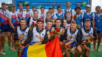 Canotaj: Nouă medalii de aur și una de argint pentru România, la Europenele U23