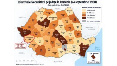 CNSAS publică în premieră cifrele exacte ale Securității comuniste. În Caraș-Severin erau 128 de cadre