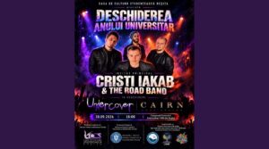 Concert pentru deschiderea anului universitar la Reșița. Cristi Iakab & The Road Band, cap de afiș