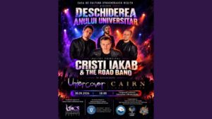 Concert pentru deschiderea anului universitar la Reșița. Cristi Iakab & The Road Band, cap de afiș