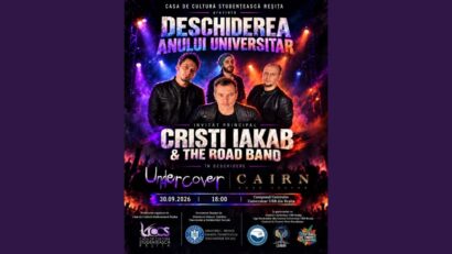 Concert pentru deschiderea anului universitar la Reșița. Cristi Iakab & The Road Band, cap de afiș