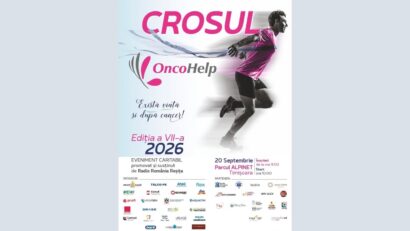 Bănățenii sunt chemați la crosul organizat de OncoHelp Timişoara. Fondurile strânse vor susține tratamentul tumorilor de mici dimensiuni