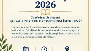 Ziua Educației 2026, sărbătorită la Reșița prin conferința județeană „Școala pe care o construim împreună”