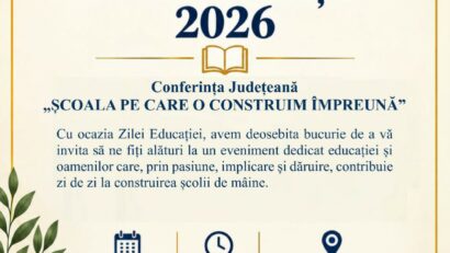 Ziua Educației 2026, sărbătorită la Reșița prin conferința județeană „Școala pe care o construim împreună”