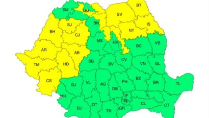 Cod galben de caniculă și vijelii în Banat. Vremea se schimbă radical în noaptea de sâmbătă spre duminică