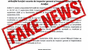 IGAv avertizează asupra unei informații false privind conducerea instituției