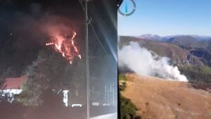 Incendii în Caraș-Severin: intervenții ale pompierilor la Băile Herculane și Oțelu Roșu