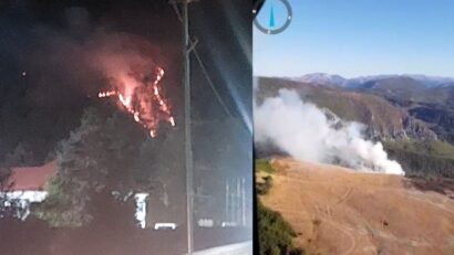 Incendii în Caraș-Severin: intervenții ale pompierilor la Băile Herculane și Oțelu Roșu