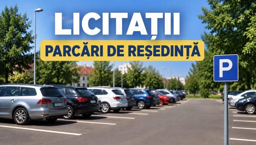 Licitații pentru locuri de parcare de reședință în Arad. Cererile se depun până pe 2 octombrie