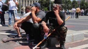 Violențe la protestul protestul ciobanilor din Piața Victoriei