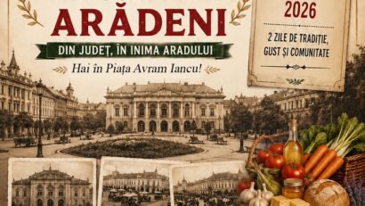 Piața Producătorilor Arădeni, în weekend, în Piața „Avram Iancu”