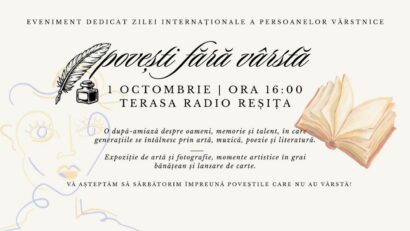 „Povești fără vârstă”, la Radio România Reșița. Eveniment dedicat Zilei Internaționale a Persoanelor Vârstnice